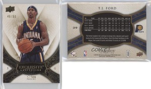 2008-09 Exquisite Collection Gold /50 TJ Ford #39