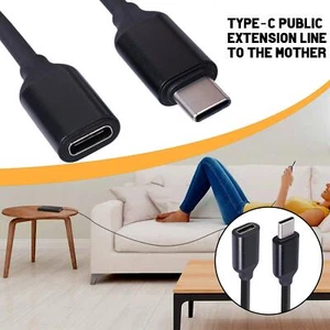 1PC Type C Male to Female PD Charging USB C Extension Extender Cord Sync R4U0 - Picture 1 of 13