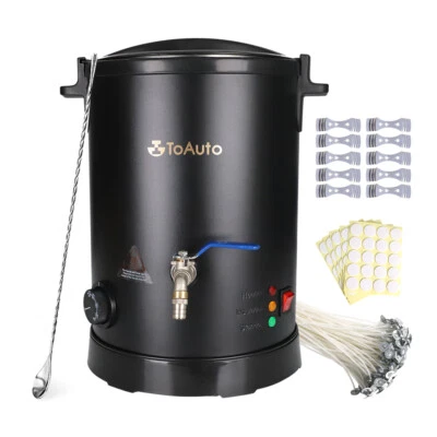 TOAUTO Commercial 8L Wax Melter Stainless Steel Melting Pot for Candle Making US - Image 1 of 4