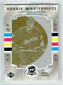 06-07 UD Upper Deck The Cup Shane O'Brien  1/1  Printing Plate