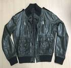 Gucci Tom Ford Period Leather Jacket Khaki Green Size 46 _93040