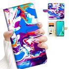 ( For Iphone 5 / 5s ) Wallet Flip Case Cover Aj24162 Abstract