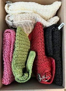 The SAK Crochet Knit Shoulder Bag Small Square/Rectangular Boho (6 Diff. Avail.) - Picture 1 of 5