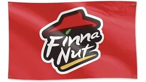 3x5FT Finna Nut Flag Pizza Hut Meme Funny Banner Man Cave College Dorm Room Frat - Picture 1 of 3