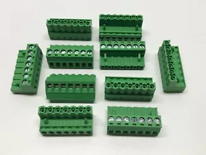 PACK OF 10 Phoenix Connector Phoenix Contact 8 pin 5.08mm PCB Terminal Block - Picture 1 of 4