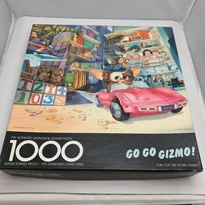 Vintage Springbok Vintage Puzzle Go Go Gizmo 1000 Pieces 1984 Complete - Picture 1 of 10