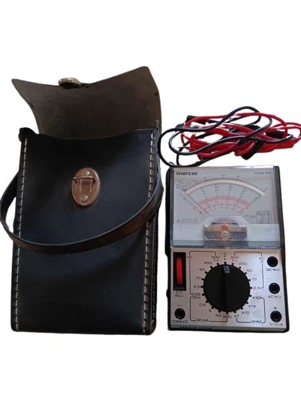 Modelo multímetro vintage Mercer VOM con estuche Foto 1 de 1