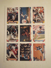 1993 Topps Pre Production Sample Sheet Ken Griffey Jr +