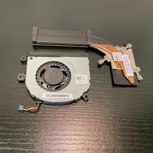 Dell XPS 14 L421X 14" Laptop Genuine CPU Cooling Fan & Heatsink 01H3CJ 091TYG - Picture 1 of 4