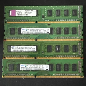 4X 1GB DDR3 RAM STICKS 3X SAMSUNG 1X KINGSTON - Picture 1 of 6