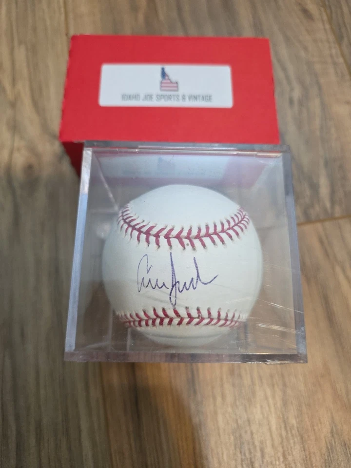 Balón oficial firmado por Conor Jackson Diamondbacks MT00739468 autenticado Foto 1 de 4