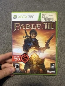 Fable III (Microsoft Xbox 360, 2010) mit Bonusinhalt Einlösekarte - Bild 1 von 3