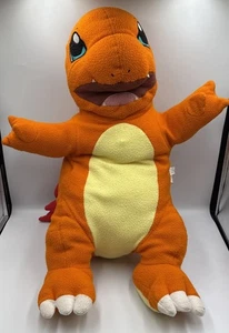 Vintage 1999 Pokemon 26 Zoll Charmander Kuschelkissen Pal Plüsch groß Jumbo selten - Bild 1 von 14