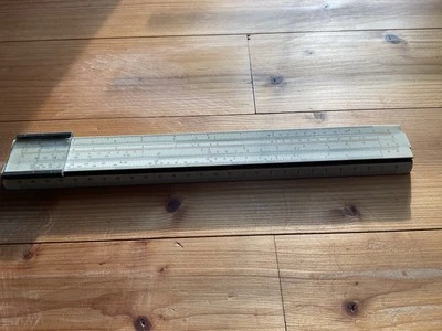 Faber Castell | Rechenschieber 375 System Rietz | mit Etui | Vintage Holz - Bild 1 von 4