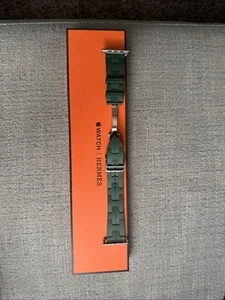 Bracelet Apple Watch Hermes Kilim Tour vert 46 mm (épuisé) - Photo 1 sur 3