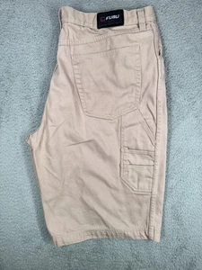 Vintage FUBU Carpenter Shorts Gr. 46 beige Baggy Skate Y2K Streetwear Hip Hop - Bild 1 von 10