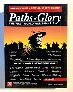Paths of Glory (1999) & Player's Guide - GMT Games - SEALED Cards/UNPUNCHED - NM - Picture 1 of 8