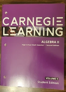 Carnegie Learning Algebra II, Volumes 1 & 2, Student Edition - Picture 1 of 4