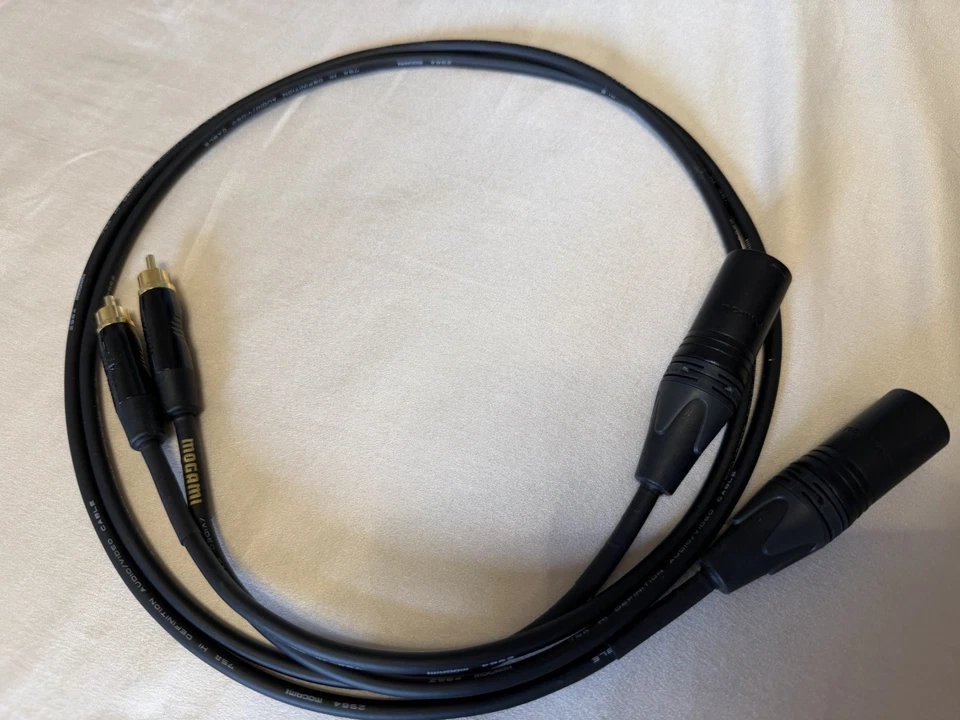 Cable Mogami 2964 RCA XLR - 1m - Interconexión digital/analógica para audiófilos - Pro Foto 1 de 1