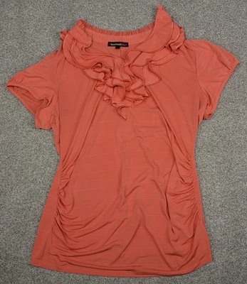HeartSoulPlus Short Sleeve Top Women's 2X Peach - Image 1 of 4