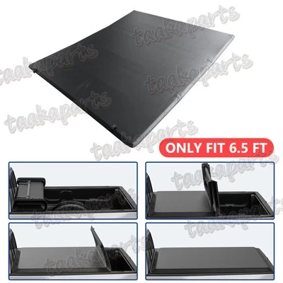 6.5Ft 6.4Ft Quad Fold Tonneau Bed Cover For Dodge Ram 1500 2500 3500 2002-2024 Foto 1 de 4