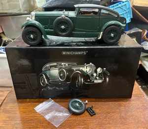 Lovely Rare Minichamps Bentley 6.5 Litre Blue Train Special 1930 1:18 Scale A33 - Picture 1 of 24