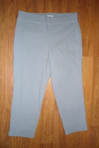 Pantalones capri Carolina Belle Montréal a rayas elásticos para mujer talla 16W - Imagen 1 de 4