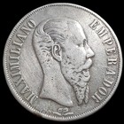 Mexico Empire of Maximilian 1 Peso Maximiliano 1866 Mo VF