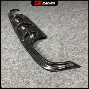 For Mercedes Benz SLK55 AMG R171 2005-2008 Carbon Fiber Rear Bumper Diffuser Lip - Picture 1 of 8