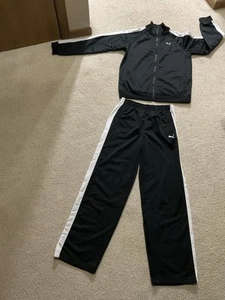 PUMA Kids Boys 2 Pc. Set Track Suit Black Pants & Jacket L - Picture 1 of 5
