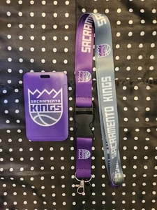 Sacramento Kings NBA Lanyard Keychain & ID Holder - Picture 1 of 2