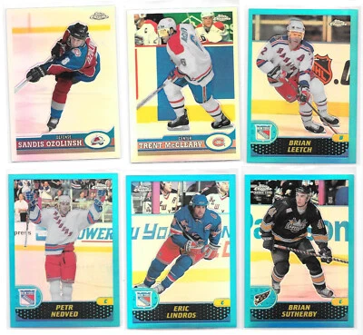 Topps Chrome Hockey Refractor Parallel Inserts - Various Years - You Pick - Image 1 of 2