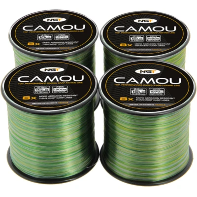 Filo per Carpe Lenza Monofilo Mimetico 0,25mm - 0,35mm Mono Carp Carpa - Immagine 1 di 4