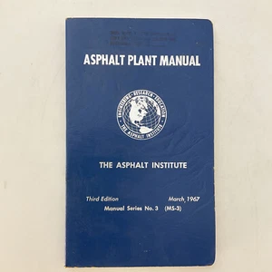 Asphaltwerkshandbuch Asphaltinstitut 3. Auflage 1967 - Bild 1 von 21