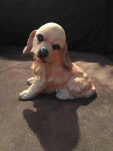 Orange Welpe neigbarer Kopf Figur - Bild 1 von 5
