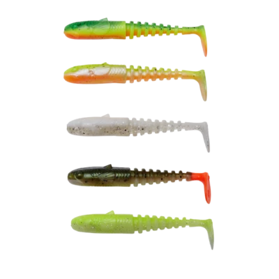 SAVAGE GEAR Gobster Shad Señuelo - Mezcla de agua clara O oscura - Varios tamaños 5 por pk Foto 1 de 2