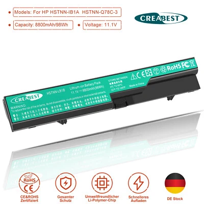 HSTNN-IB1A HSTNN-Q78C-3 8800mAh Akku Für HP HP ProBook 4320s 4321s 4425s 4520s - Bild 1 von 4