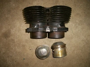 Triumph Cylinder & Pistons .040 650cc 6T 1965 1966 - Picture 1 of 5