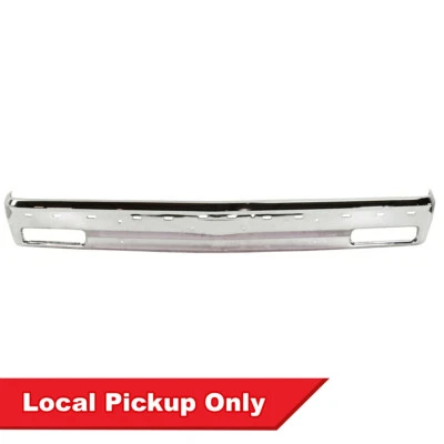 New Front Chrome Bumper For 1991-1993 Chevrolet S10 GMC Sonoma GM1002173 - Image 1 of 4