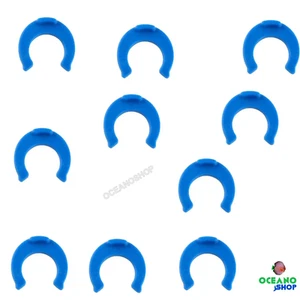 10x clip seguridad 1/4" osmosis inversa pieza azul cierre seguridad equipo - Imagen 1 de 2