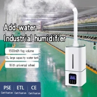 Water Adding Industrial Humidifier Household Commercial Ultrasonic Vegetable - Image 1 of 4