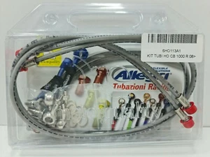 KIT TUBI FRENI DIRETTI ANTERIORI GRIGI ATTACCHI GRIGI HONDA CB 1000 R - Imagen 1 de 1