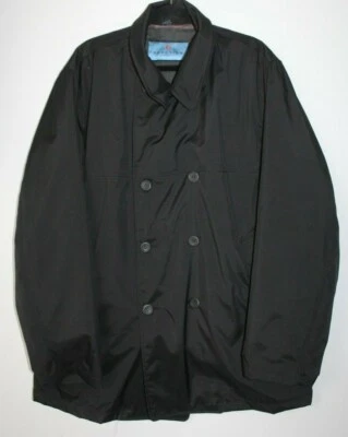 Kenneth Cole Reaction Lined Rain/Outdoor Jacket Men's Size L Black Foto 1 de 4