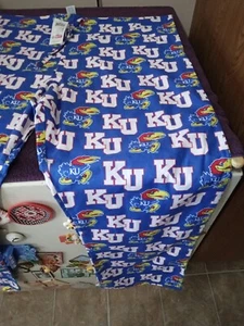 KU Scrub Bottoms Size Large NWT - Picture 1 of 6