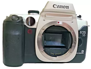 Canon EOS 55 Ellan Eye Control Film Camera Excellent No. 0660870 - Picture 1 of 8