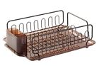 Idesign Forma Lupe Dish Drainer Large In Bronze 68982 New Ob Lot 1235