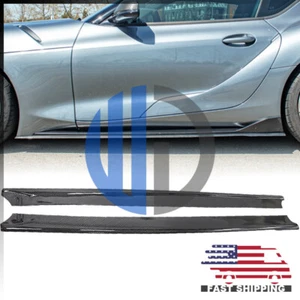 Faldones laterales de carbono estilo AT para Toyota Supra A90 A91 2019 2020 2021 2022 2023 - Imagen 1 de 6