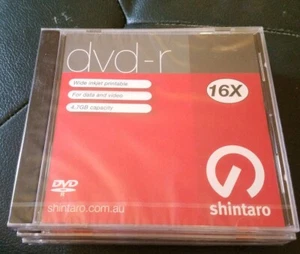 Factory Sealed 4 X Shintaro DVD-R 4.7GB 16x - Bild 1 von 3