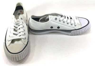 PF Flyers Shoes Center Reissue Lo White/Navy Sneakers Womens 6 - Image 1 of 4