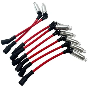 Spark Plug Ignition Wire For 2000-2009 CHEVY GMC V8 High Performance - Foto 1 di 9